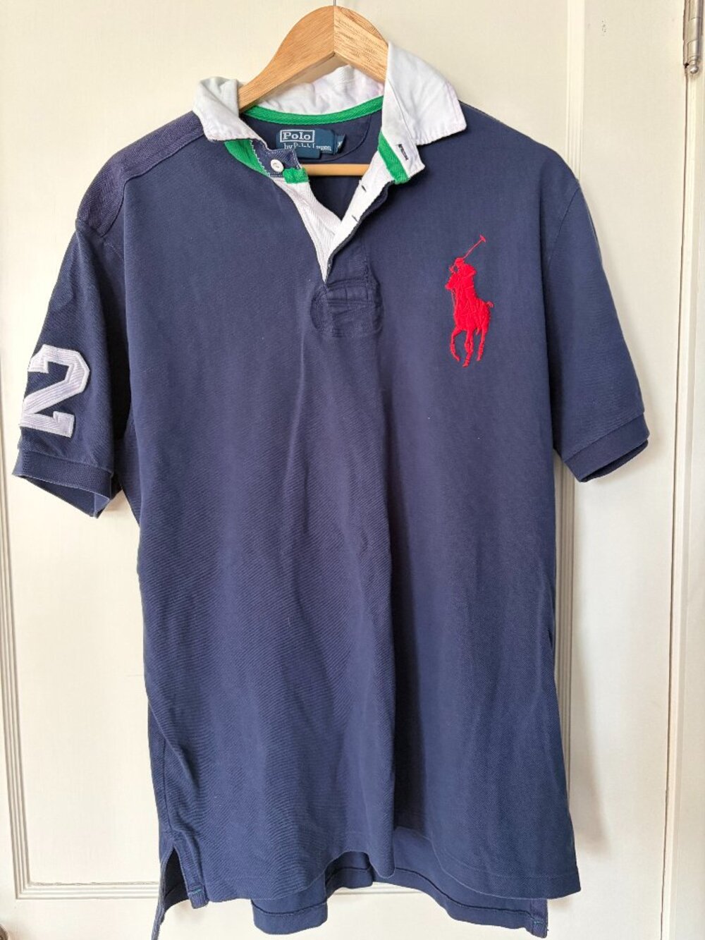 Blue Ralph Lauren Polo Big Pony Shirt Size XL